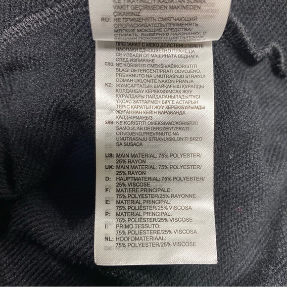 Adidas Long Crop Quarter Zip Up Sweatshirt Size M - Picture 7 of 7